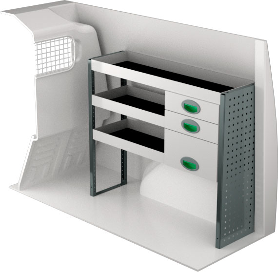 Bilinredning till Ford Transit Courier F41304