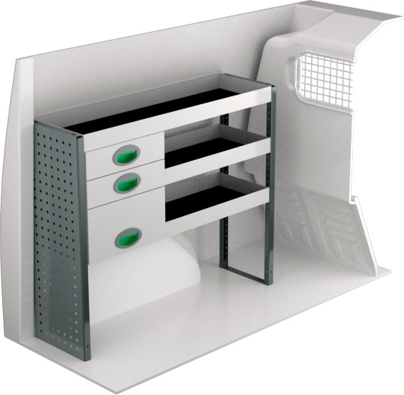 Bilinredning till Ford Transit Courier F41304