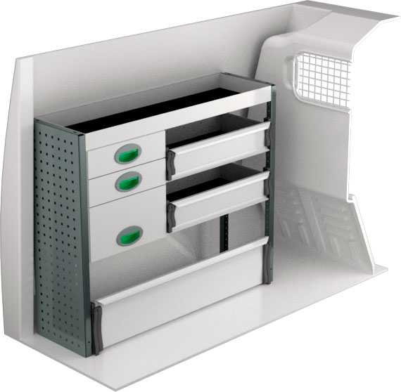 Bilinredning till Ford Transit Courier F41306