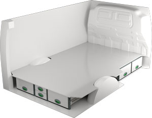 Bilinredning till Mercedes Vito Lång 14- F41731