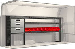 Modul-System Bilinredning till Mercedes Vito Lång 20100137