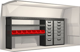 Modul-System Bilinredning till Mercedes Vito Lång 20100138