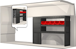 Modul-System Bilinredning till Mercedes Vito Lång & hög 20100135