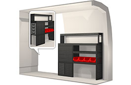 Modul-System Bilinredning till Nissan NV400 L1H2 20100275