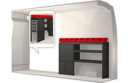 Modul-System Bilinredning till Nissan NV400 L2H2 20100280