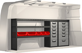 Modul-System Bilinredning till Opel Vivaro L1H1 14- 20100352