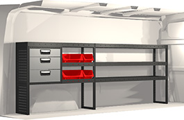 Modul-System Bilinredning till Opel Vivaro L2H1 14- 20100355