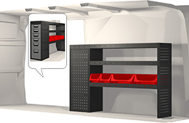Modul-System Bilinredning till Opel Vivaro L2H1 14- 20100356