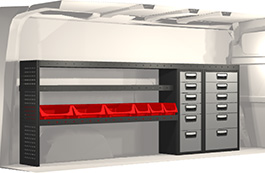 Modul-System Bilinredning till Opel Vivaro L2H1 14- 20100357