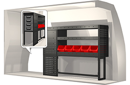 Modul-System Bilinredning till Volkswagen Caddy Maxi 20100180