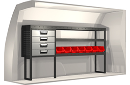 Modul-System Bilinredning till Volkswagen Caddy Maxi 20100181