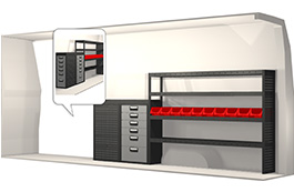 Modul-System Bilinredning till Volkswagen Crafter 4325 14/15/15,5/17 kubik 20100251